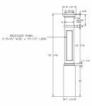 4094 Recessed Panel Box Newel